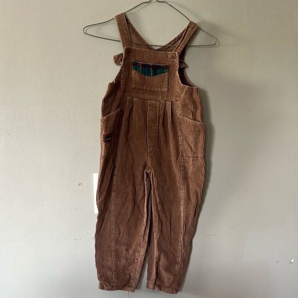 Vintage Corduroy Overalls - Picture 1 of 4